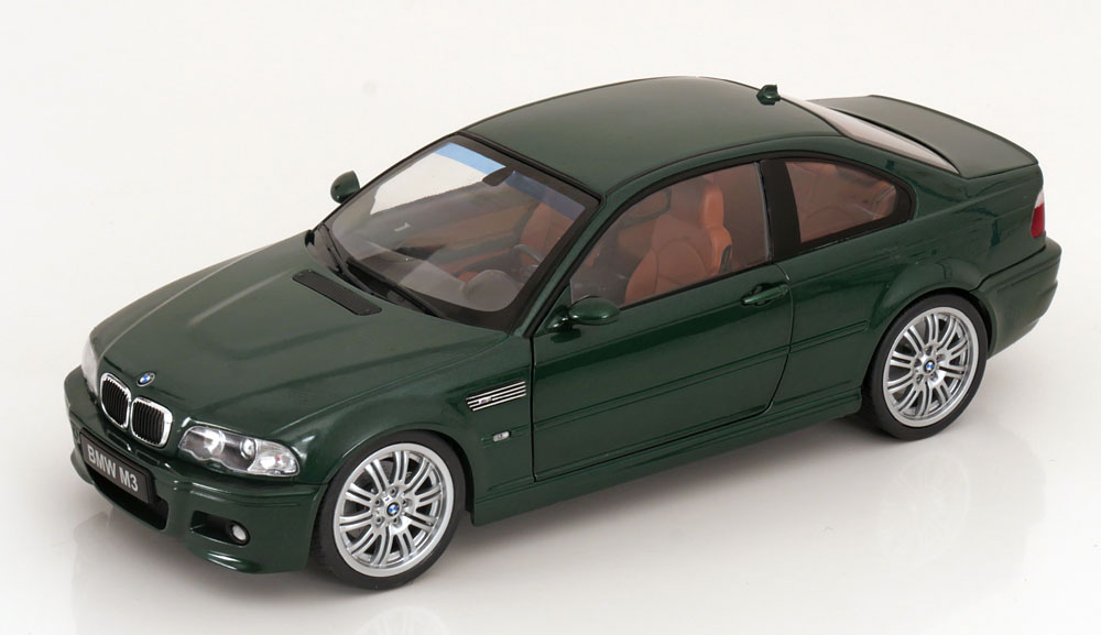 1:18 BMW M3 E46 Coupe (2000), green metallic - S1806507