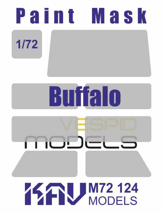 1:72 Маска окрасочная на Buffalo (Vespid) - M72 124