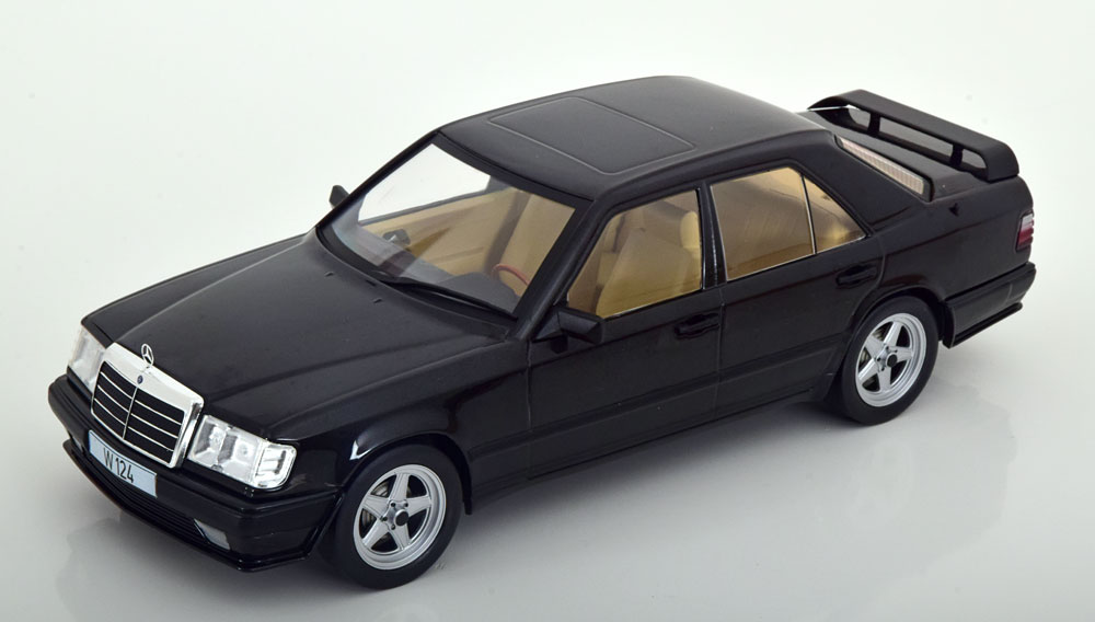 1:18 MERCEDES-BENZ W124 Tuning, black metallic - MCG18341