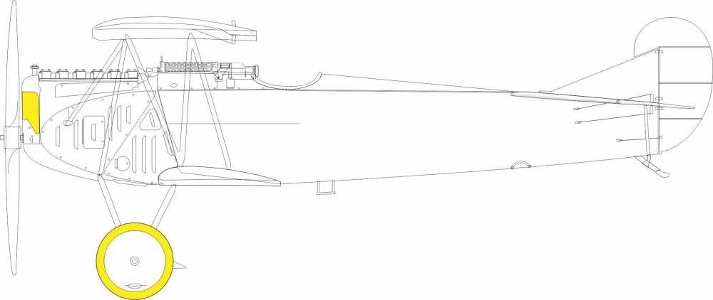 1:72 Окрасочная маска для Fokker D. VII (OAW) Weekend - CX599
