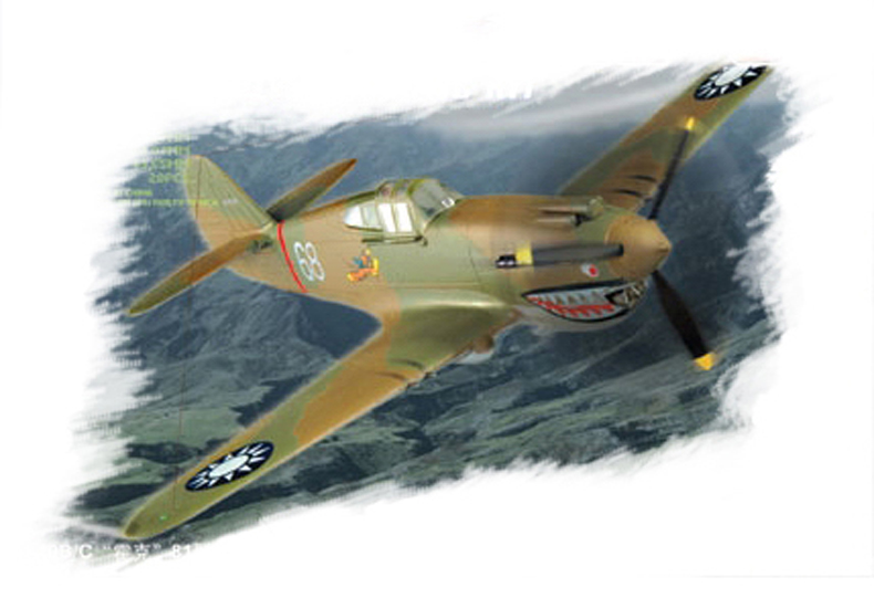 1:72 Сборная модель Самолет P-40B/C Hawk-81 - 80209