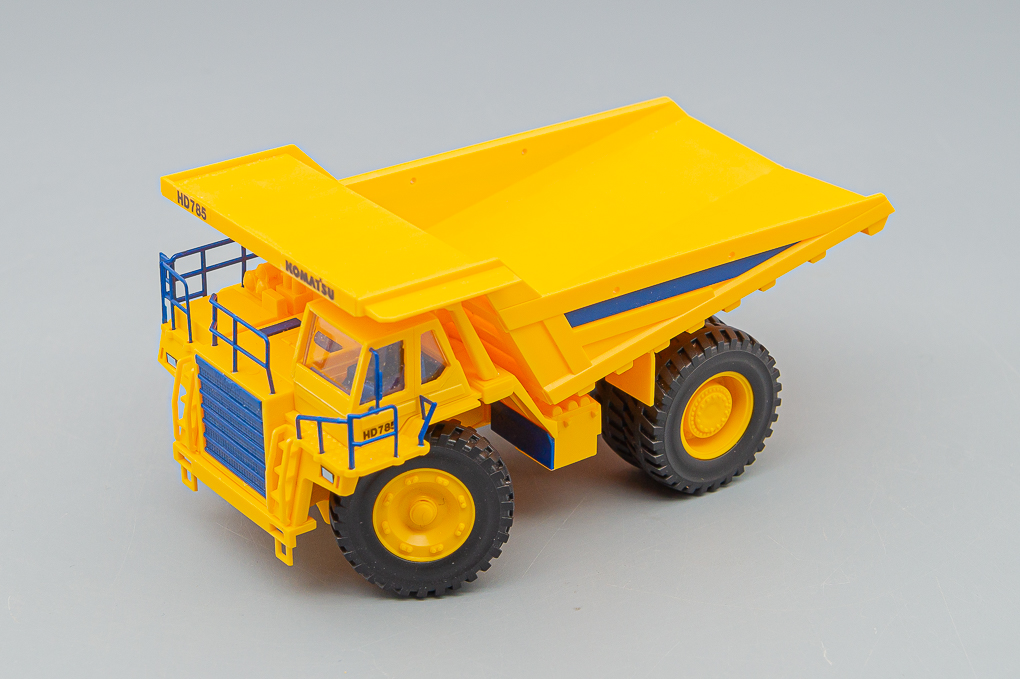 1:87 (Б/У) KOMATSU HD 785-5 Dump Truck, yellow / blue - 11660-X1