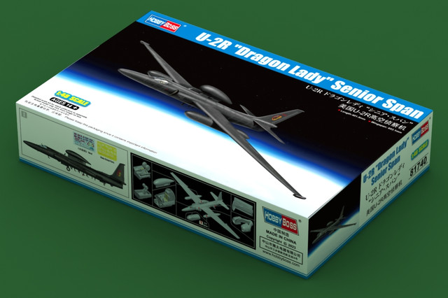 1:48 Сборная модель aмериканский самолёт U-2R Dragon Lady - 81740