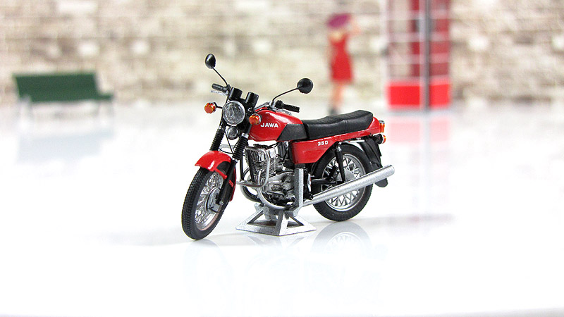 1:43 JAWA-350 (638), мотоцикл, красный - Jawa1