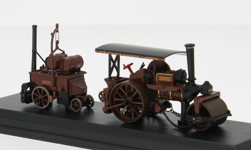 1:76 Паровой каток Фаулера разбрасыватель битума (Fowler Steam Roller & Coleman Flapper Covenanter / Ayr County Council) - 76FSR007