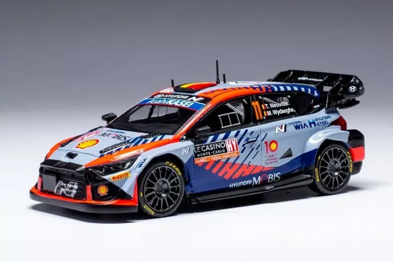 1:43 HYUNDAI i20 N Rally1 №11 - Rallye Monte-Carlo (2024) Neuville - Wydaeghe - RAM910