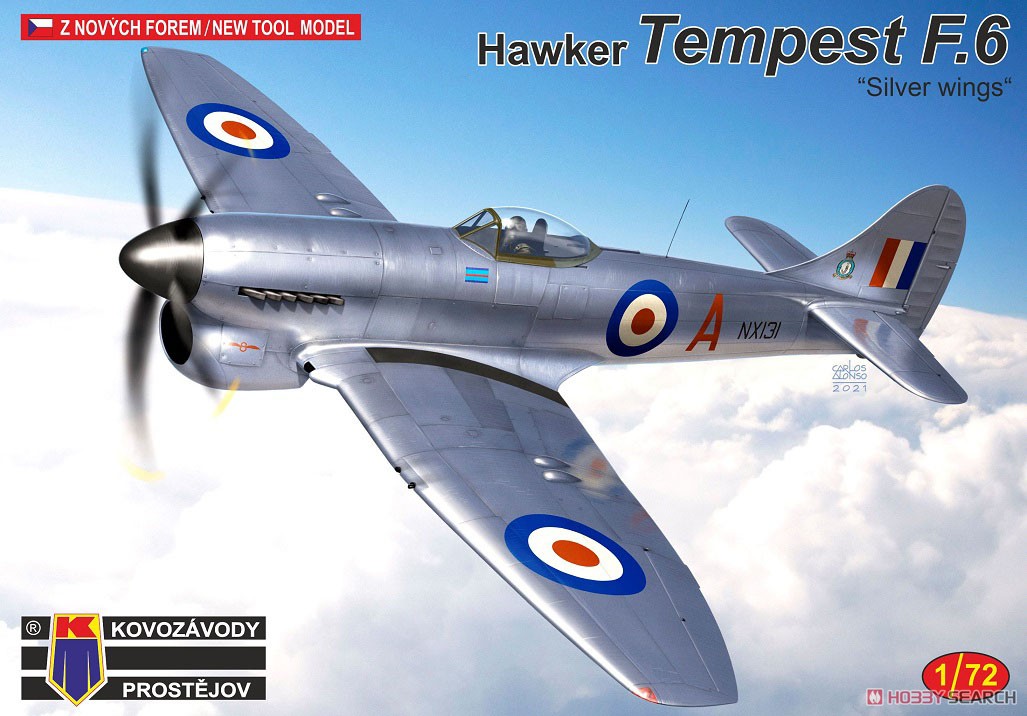 1:72 Сборная модель Tempest F.6 „Silver Wings“ - KPM0224