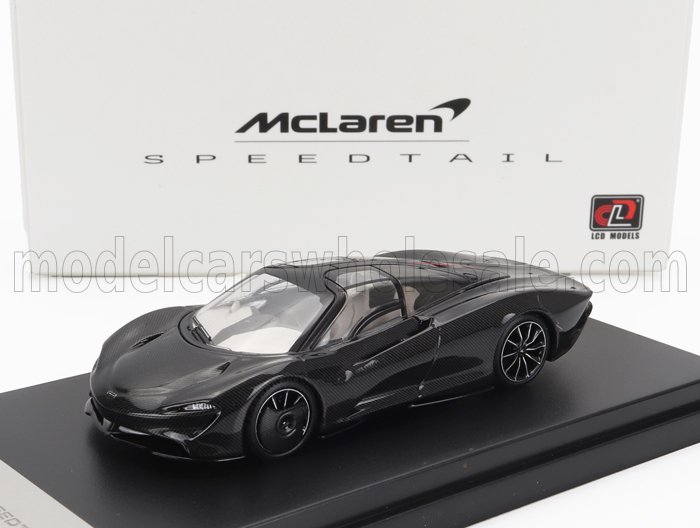 1:64 McLAREN Speedtail (2019), Black Carbon Fibre - LCD64032-BC