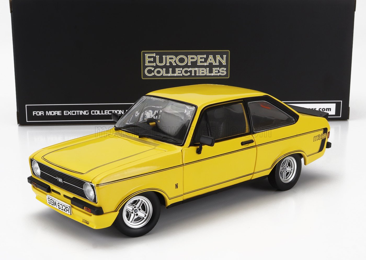 1:18 FORD Escort Mkii Rs Mexico Rhd (1976), yellow - 4632R