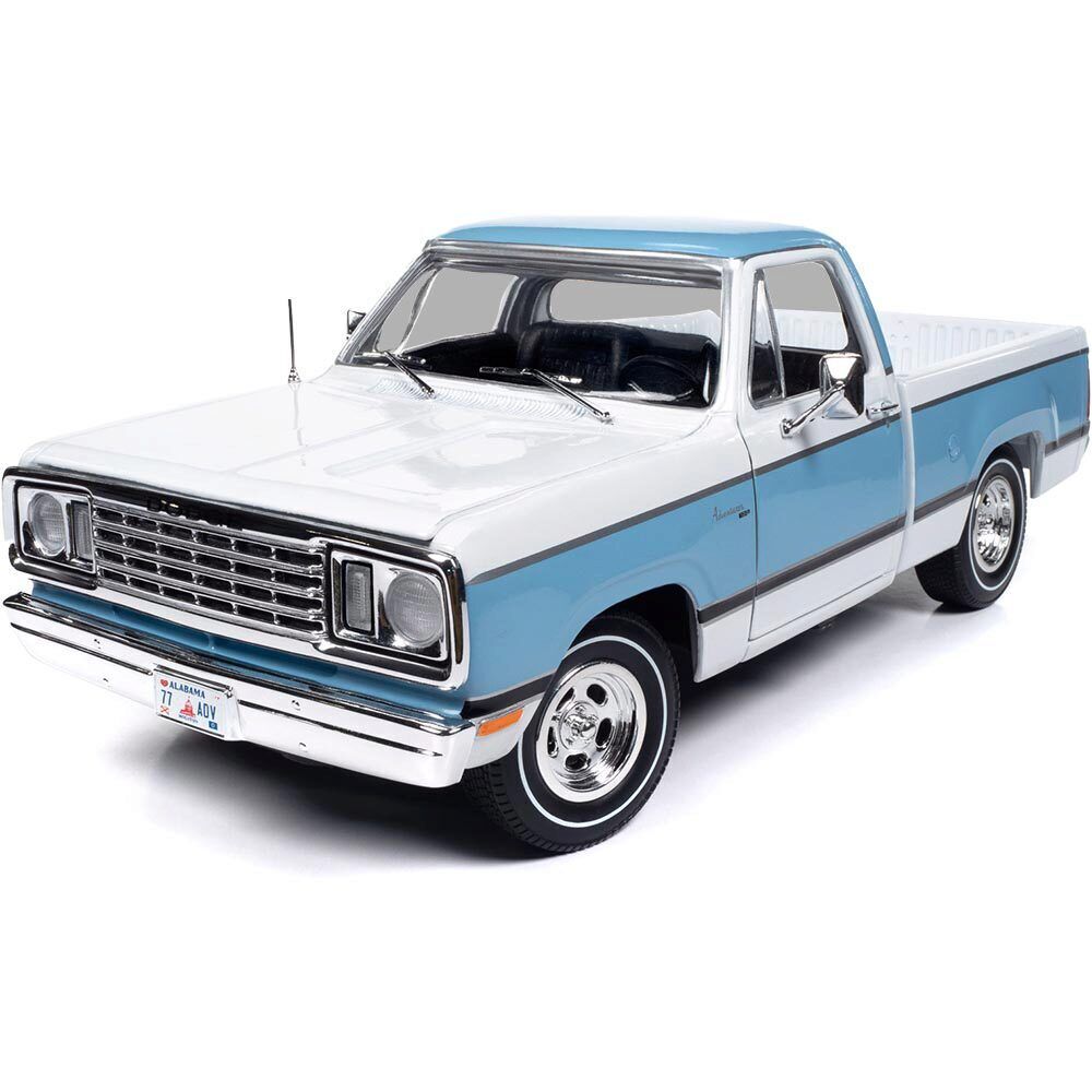 1:18 DODGE D100 Adventurer Sweptline (1977), light blue/white - AMM1303