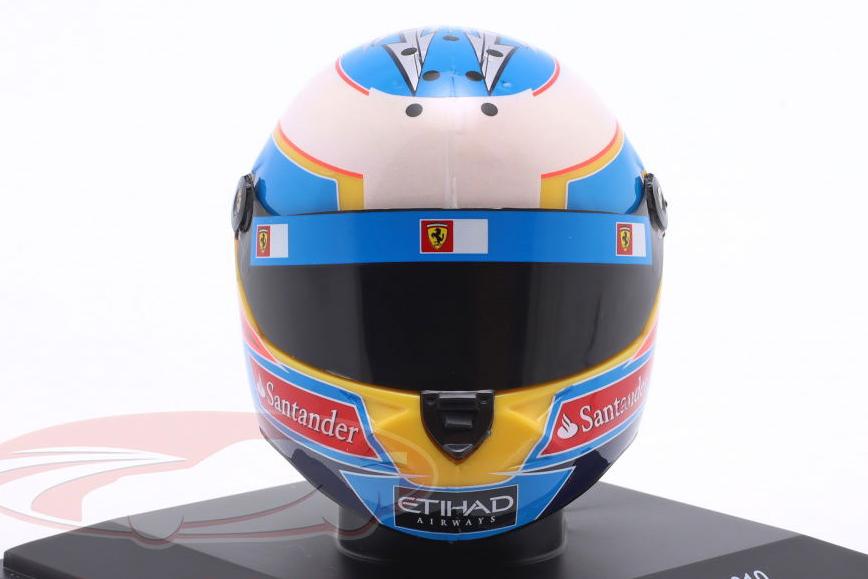 1:5 MINI HELMET Fernando Alonso Scuderia Ferrari #8 Formula 1 (2010) - MW8ALA0036