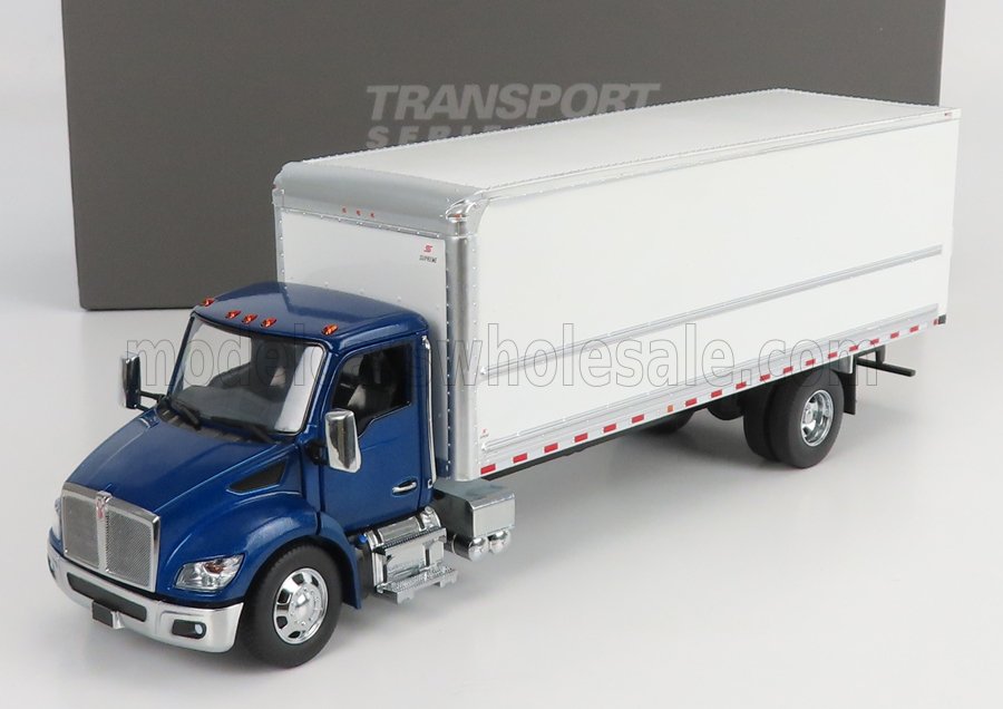 1:32 KENWORTH T280 Truck Cassonato 2010, Blue White - 71101