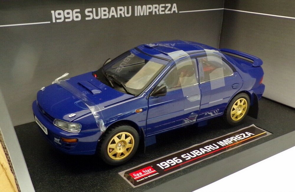 1:18 Subaru Impreza WRX STI Street Legal 1996 синий - 5512