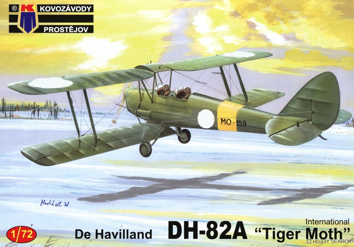1:72 Сборная модель DH-82A „Tiger Moth“ International - KPM0519