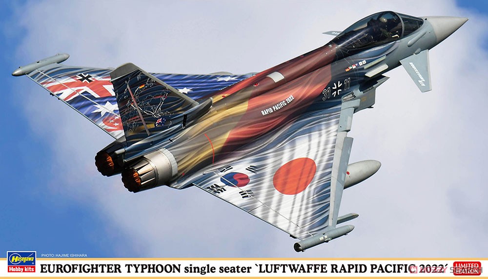1:72 Сборная модель Одноместный истребитель EUROFIGHTER TYPHOON single seater 'LUFTWAFFE RAPID PACIFIC 2022' (Limited Edition) - 02430