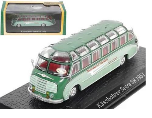 1:72 автобус SETRA Kässbohrer S8 1951 Green/Light Green - 7163134