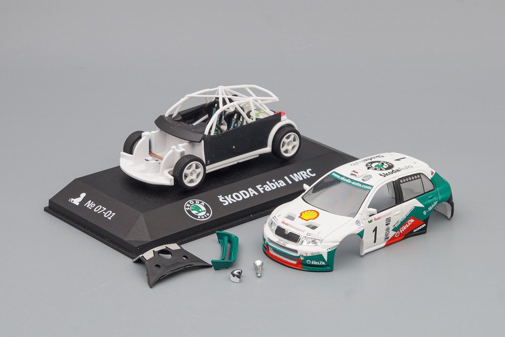1:43 (Уценка!) SKODA Fabia WRC, white - 0567WRC-Z2