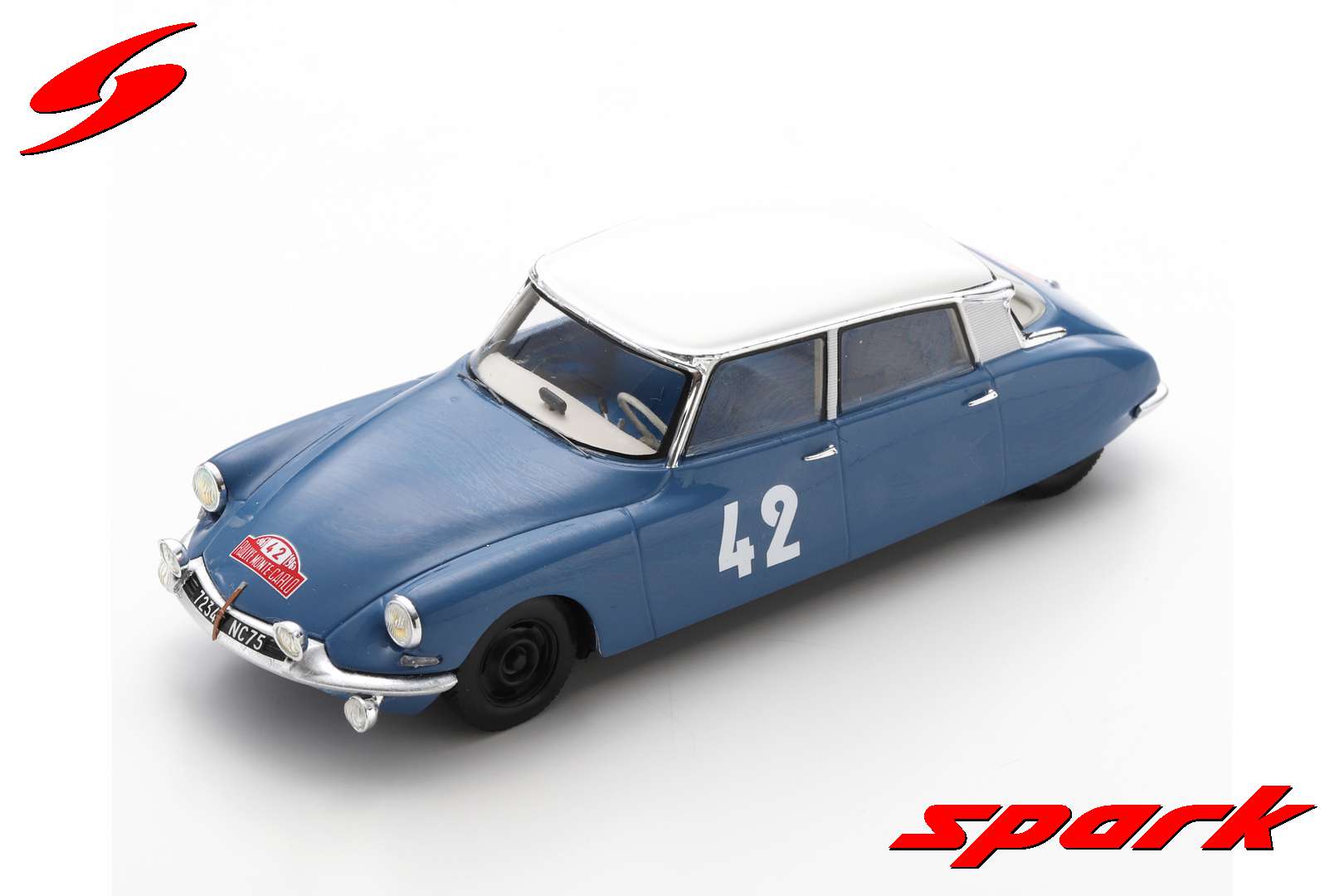 1:43 Citroen DS19 #42 4th Monte Carlo Rally 1963 Lucien Bianchi - Jean-Claude Ogier - S5532