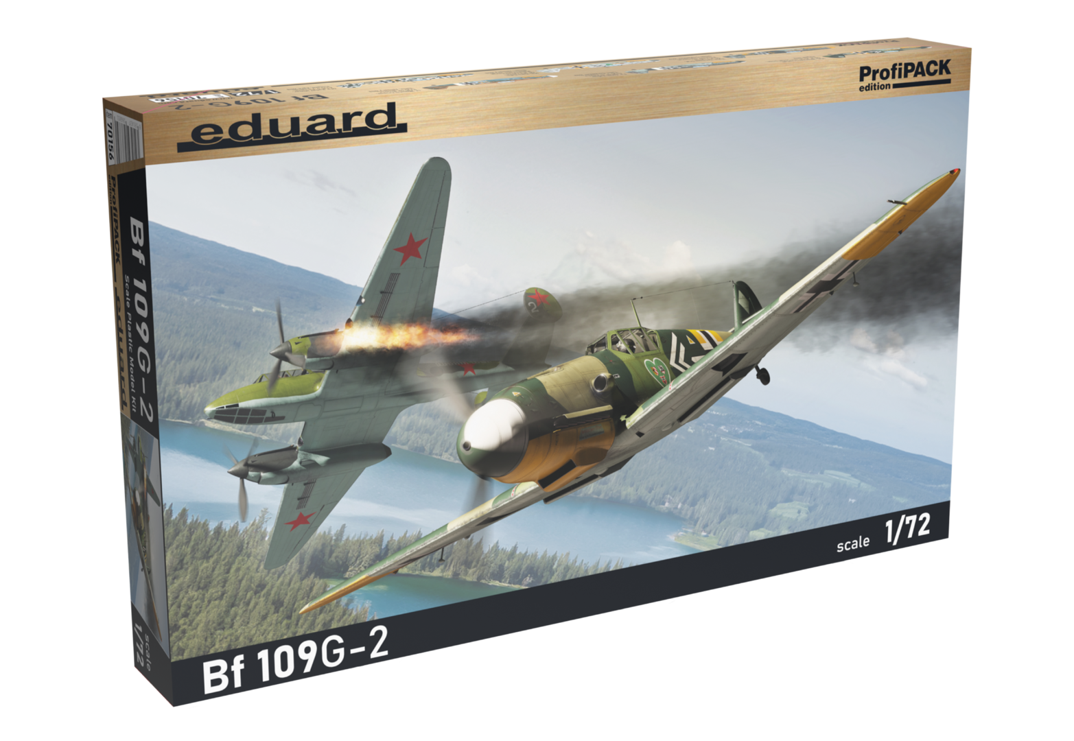 1:72 Сборная модель Bf 109 G-2 ProfiPACK Edition - 70156