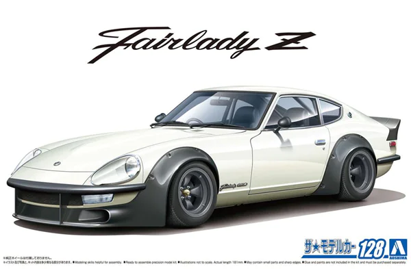 1:24 Сборная модель NISSAN S30 FairladyZ AERO CUSTOM Ver.2 75 - 06101