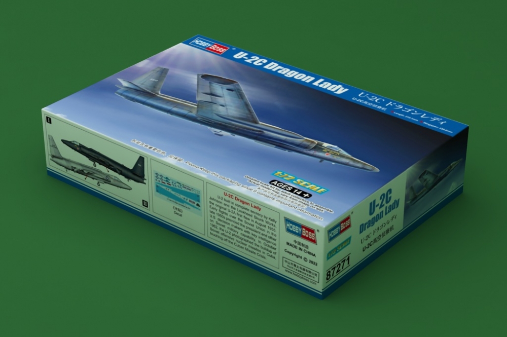 1:72 Сборная модель американский самолет-разведчик U-2C Dragon Lady - 87271