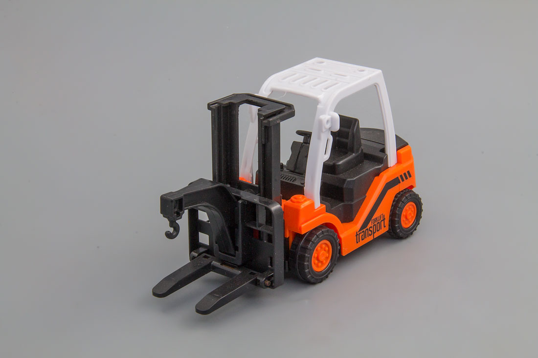 Игрушка-погрузчик  FORKLIFT transport, белый/оранжевый - POGR-FTR-WOR