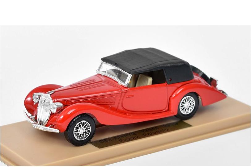1:43 DELAHAYE 135M Figoni/Falaschi (1939), red/black - S1148R