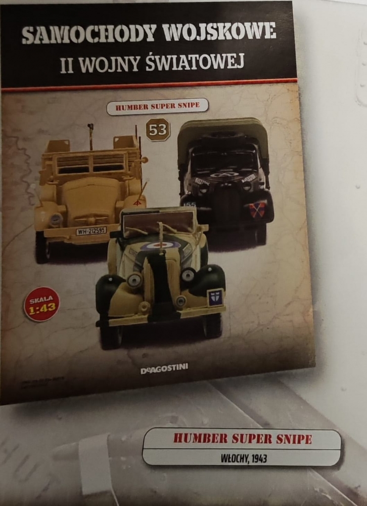 1:43 HUMBER Super Snipe из серии Samochody Wojskowe Ii Wojny Światowej - SW053