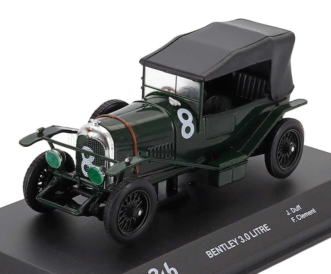1:43 BENTLEY 3-litre 3.0l Team Bentley Motors Limited №8 Winner 24h Le Mans (1924) John Duff - Frank Clement, British Racing Green - MW1ALA0085