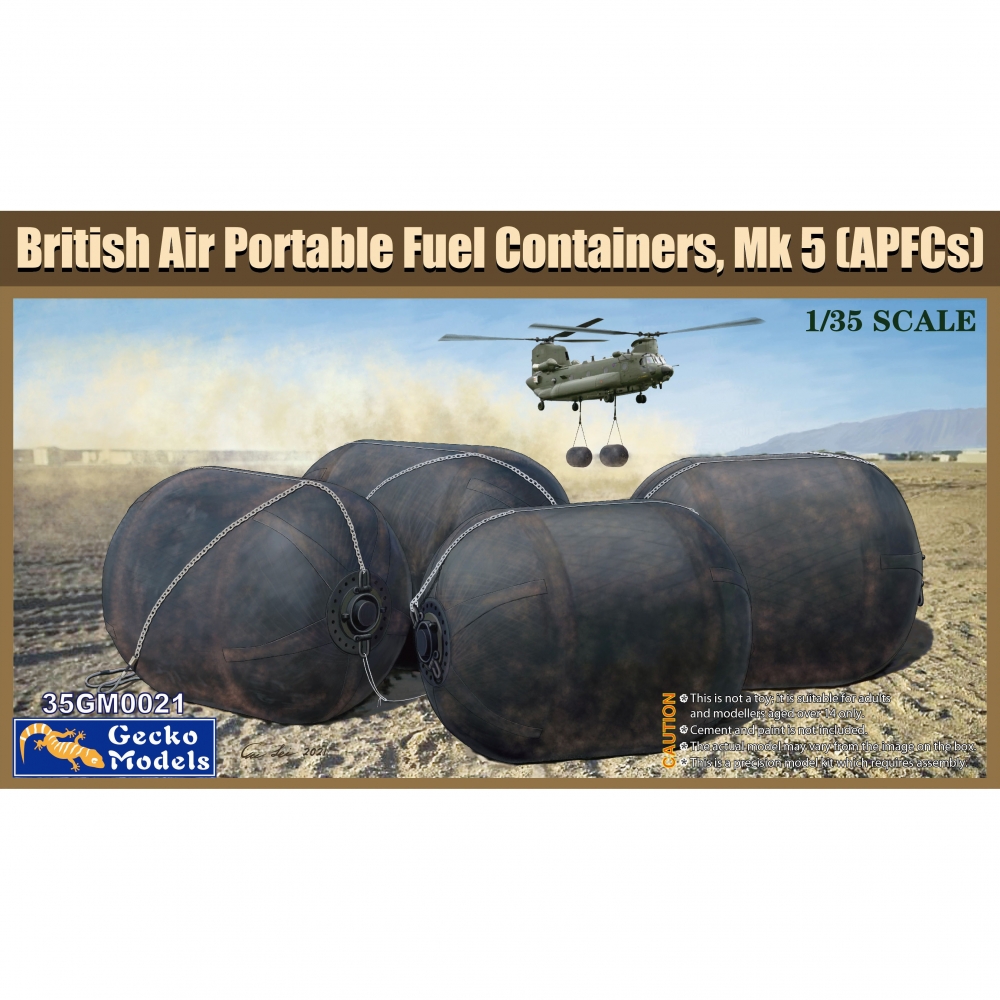 1:35 Сборная модель Переносные топливные контейнеры British Air - 35GM0021