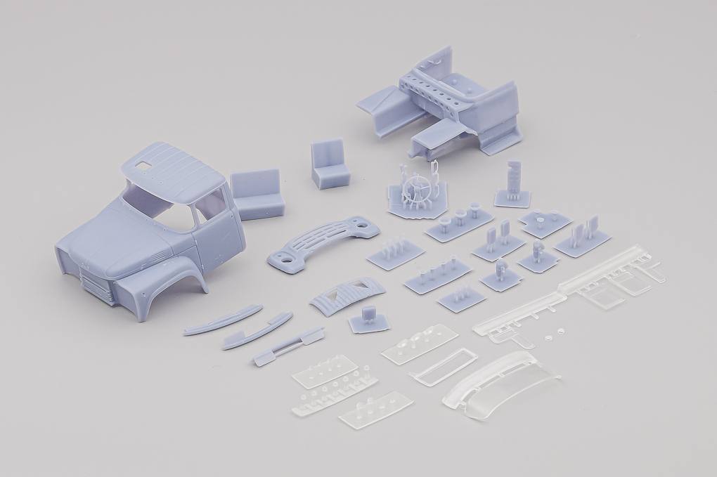 1:43 Набор для конверсии Кабина ЗИL-130 образца 85-87-го года - Fmlab0021