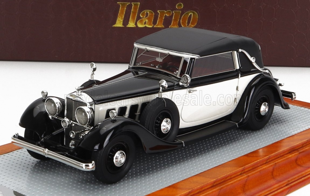 1:43 HORCH 780 Sport Cabriolet Closed (1933), White Black - IL43174