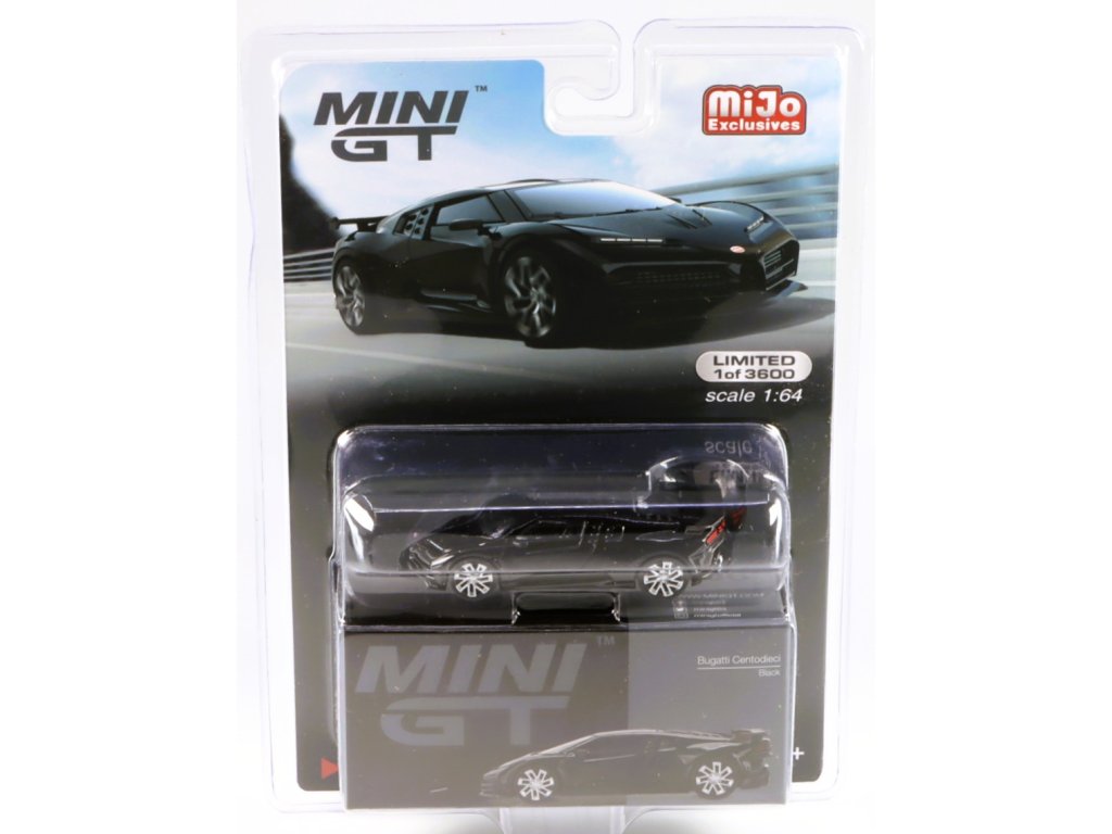 1:64 BUGATTI Centodieci (2019), black - MGT00466LHD-BL