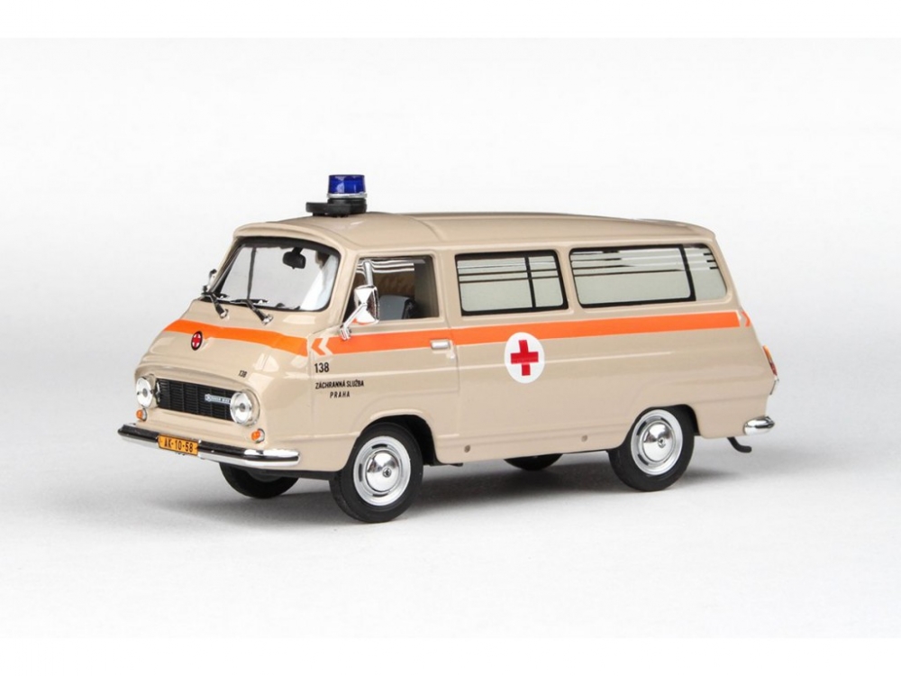 1:43 SKODA 1203 sanitka záchranka (1974) - 715XO5