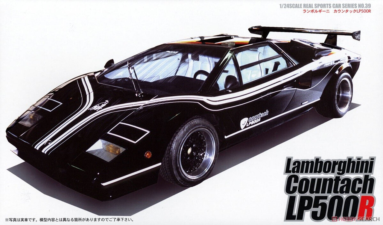 1:24 Сборная модель Lamborghini Countach LP500R Real Sports Car Series No. 39 - 12692