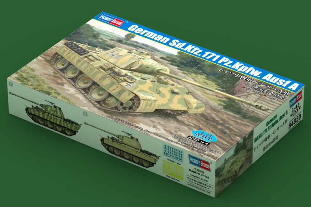 1:48 Сборная модель немецкий средний танк Sd.Kfz.171 PzKpfw Ausf A. - 84830