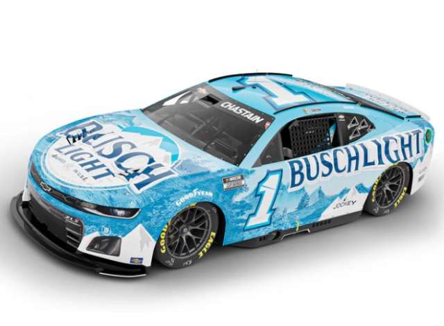 1:64 Chevrolet Camaro #1 Ross Chastain *Busch Light*, blue/white 2024 - CX12565BLBRZ