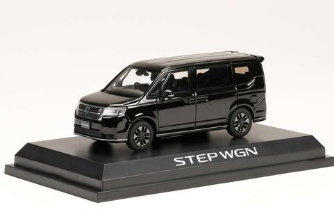1:43 HONDA Step WGN e:HEV Spada (2022), crystal black - HJ432004BK