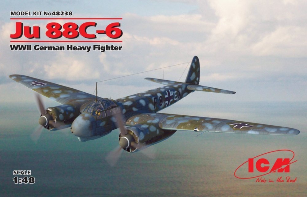 1:48 Сборная модель Бомбардировщик Ju 88C-6 - 48238