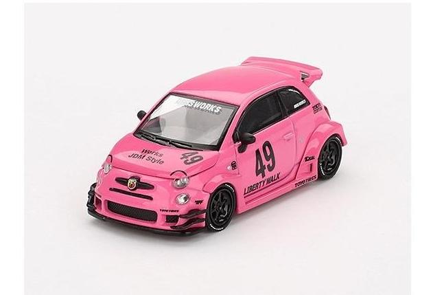 1:64 FIAT 595 Abarth LB-Works x ABAS Works, pink - MGT00851
