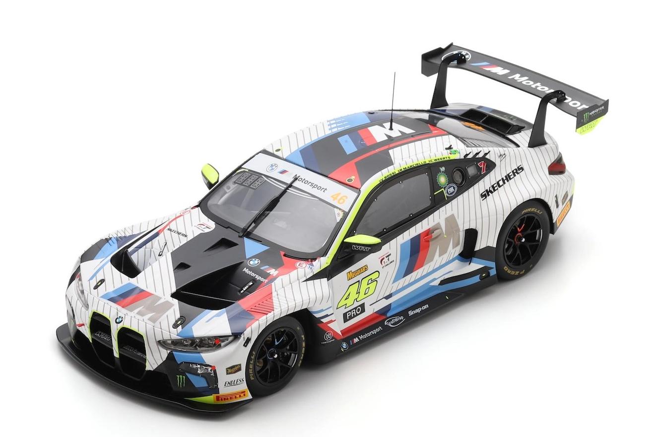 1:18 BMW 4-Series M4 GT3 EVO 3.0L TURBO Team WRT №46 2nd 12h Bathurst (2025) Valentino Rossi - Raffaele Marciello - Charles Weerts - 18AS013
