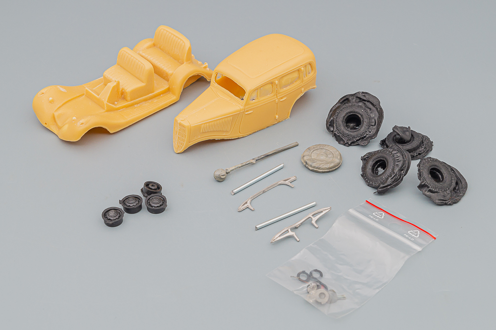 1:43 Сборная модель Горький М1 (1936) - К2-30-X1