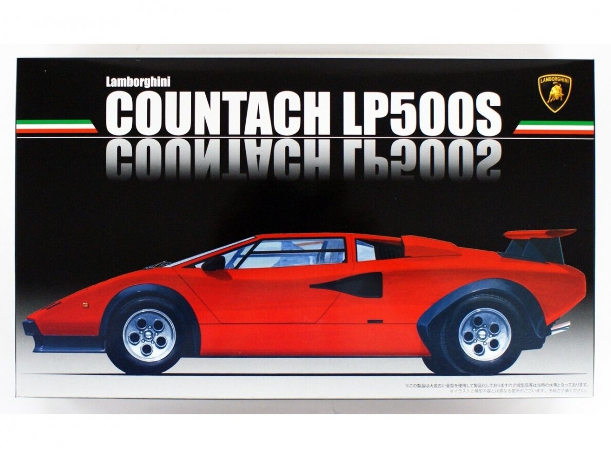 1:24 Сборная модель Lamborghini Countach LP500S Real Sports Car Series No. 12 - 12656