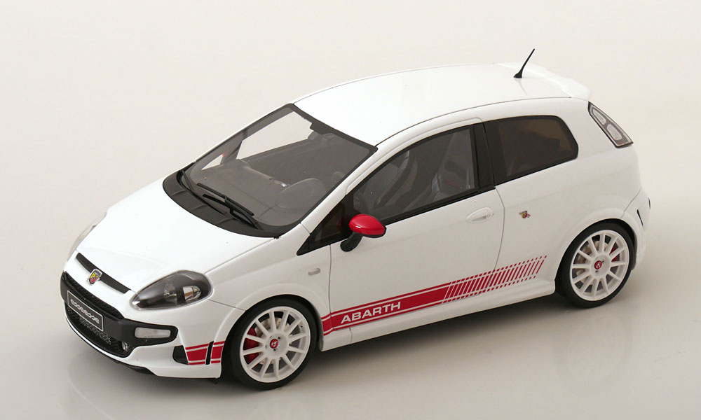 1:18 FIAT Punto Abarth Essesse (2010), white red - OT460