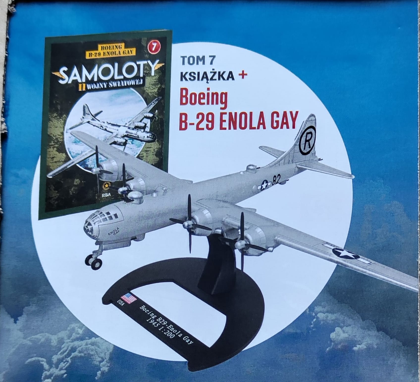 1:200 Boeing B-29 ENOLA GAY, Самолеты Великой Отечественной Войны 7 - S2W007