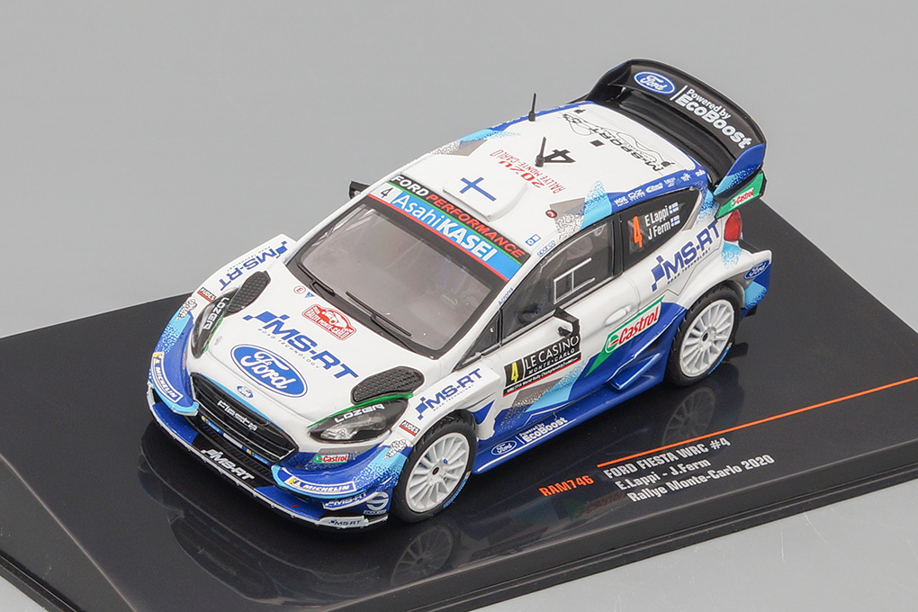 1:43 FORD Fiesta WRC #4 Lappi - Fern 4 место Rally Monte Carlo 2020 - RAM746