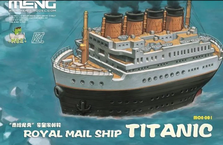 Сборная модель MOE-010 Royal Mail Ship Titanic (Cartoon Series) - MOE-001
