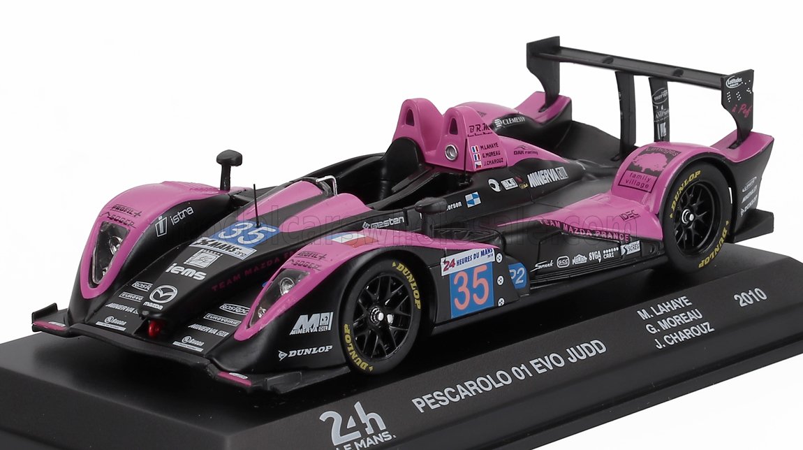 1:43 JUDD Pescarolo 01 Evo 3.4l V8 Team Oak Racing №35 24h Le Mans 2010 Matthieu Lahaye - Guillaume Moreau - Jan Charouz, Matt Black Pink - MW1ALA0079