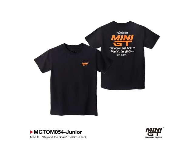 Футболка MINI GT «Beyond the Scale», размер детский, black - MGTOM054-junior