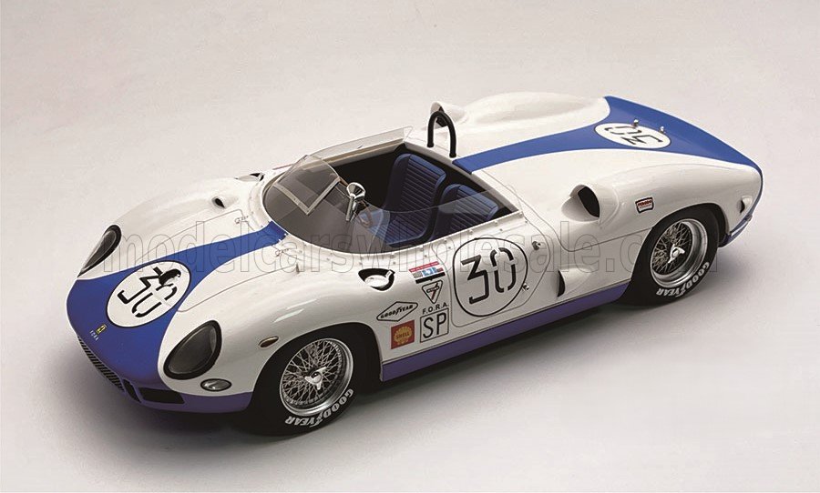 1:18 FERRARI 330P 4.0L V12 Team MECOM RACING N 30 12h SEBRING Pedro Rodriguez - Graham Hill (1965) - TM18-310B